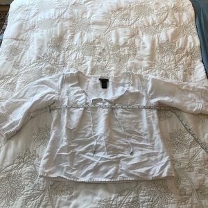 🤍 flowy linen shirt 🤍